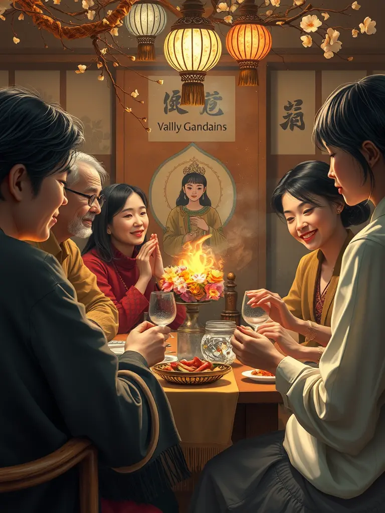 心灵祝福与家庭共融的香气仪式