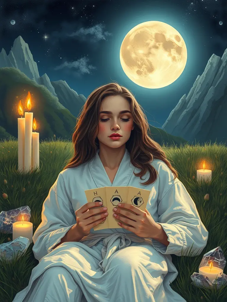 Viatge espiritual sota la lluna i el creixement espiritual per redefinir-se.
