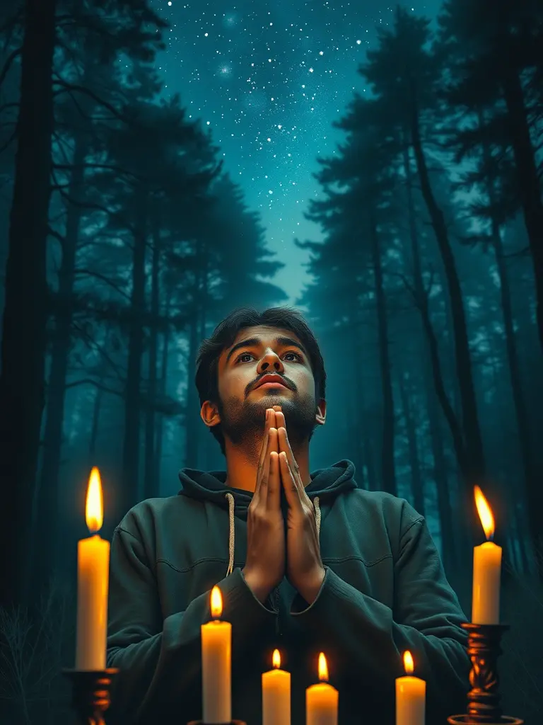 Ritual de la nit tranquil·la que guia l'abundància espiritual i el creixement personal