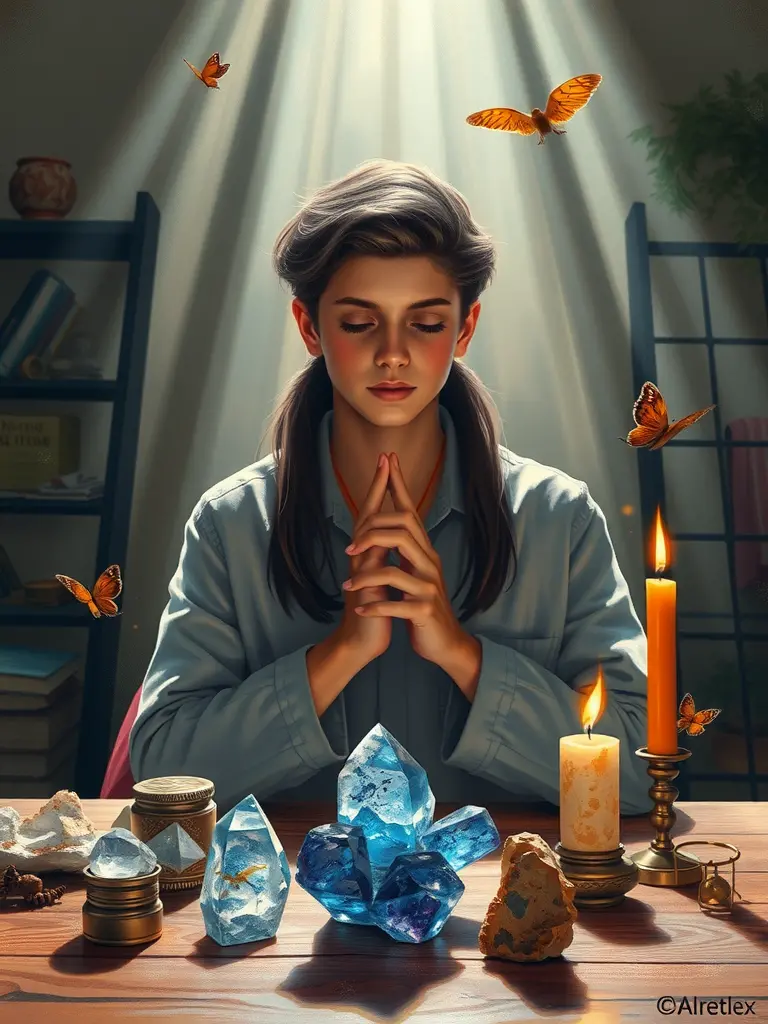 Tuklasin ang daan ng pagpapahusay ng mga estudyante at espiritwal na pag-unlad sa pamamagitan ng enerhiya ng uniberso.
