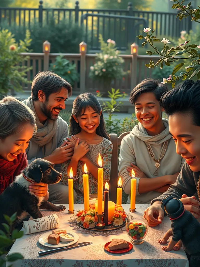 De spirituele begeleiding in een gelukkig gezin