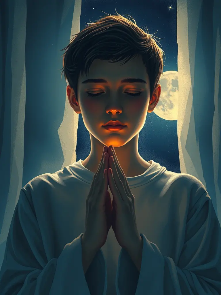 Tichá nočná meditácia vám pomôže získať vnútorný pokoj a silu.