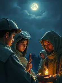 Iṣawari ti ipade awọn ẹmi labẹ imọlẹ oṣupa ati awọn ibukun airotẹlẹ.