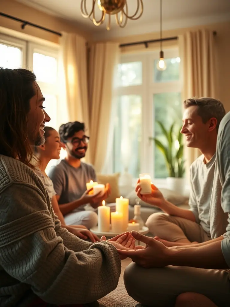 La felicidad familiar y el cambio en la vida que trae la calma interior.