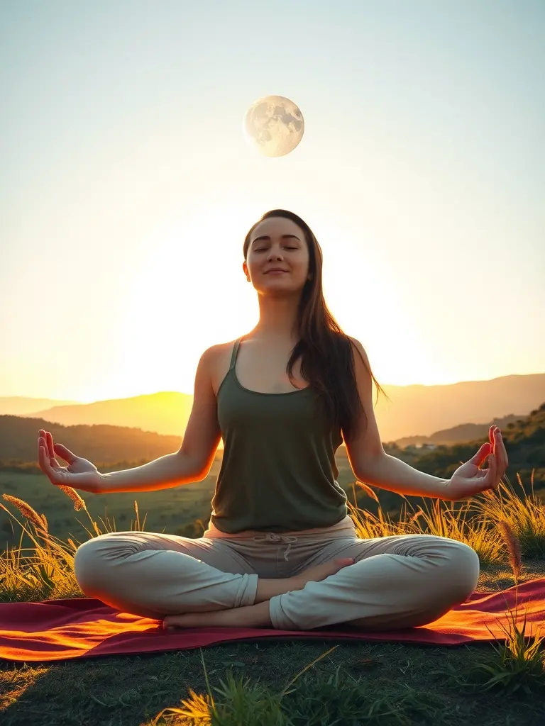 De spirituele reis van wedergeboorte onder het maanlicht en de inspiratie van innerlijke energie