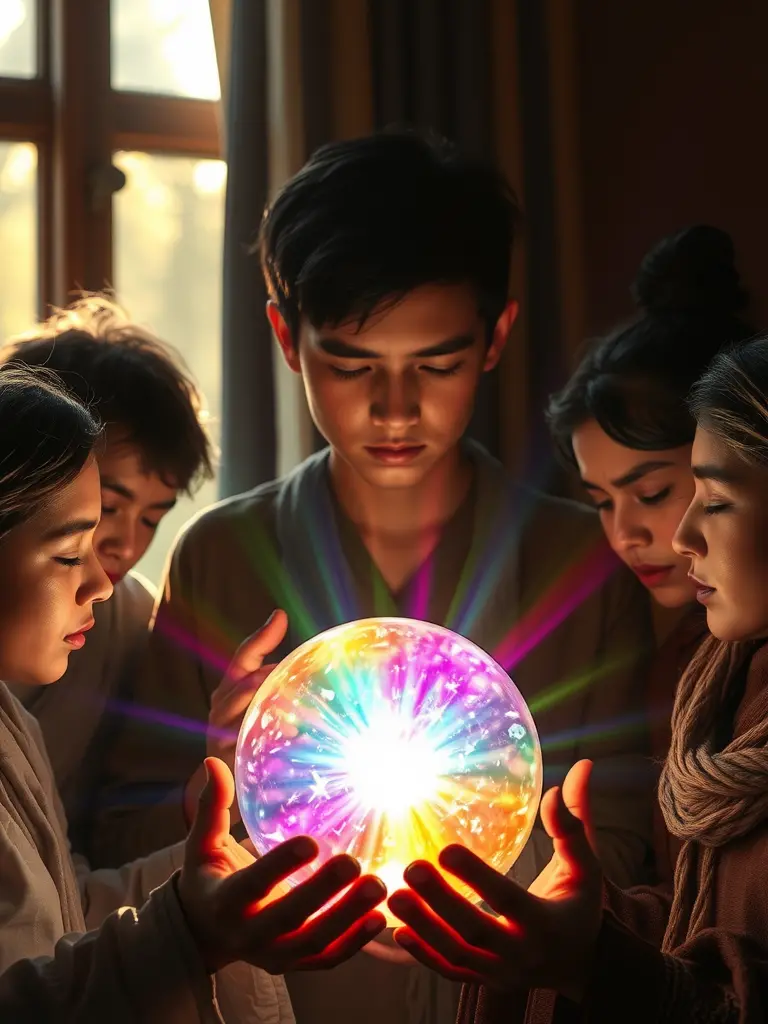 Spiritual yükseliş yolculuğunu başlatın, enerji toplarının arındırma gücünü keşfedin.
