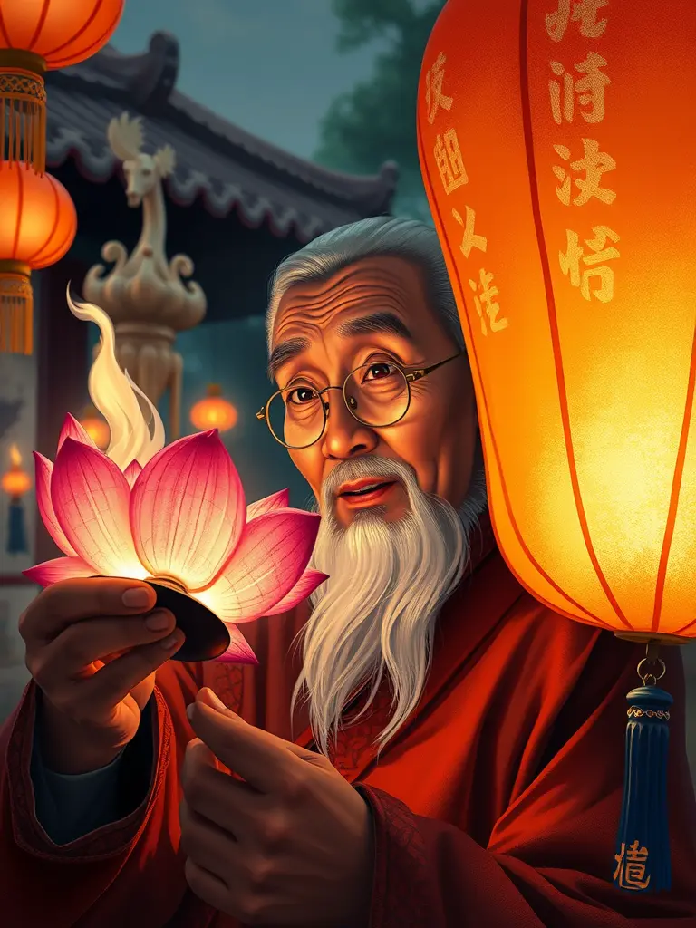 Mmemme nke abụọ nke obi jupụtara na ọgaranya n'okpuru ìhè Lotus.