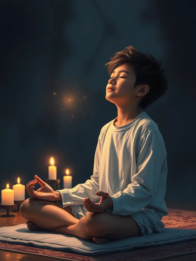 Reflexión en una noche tranquila que despierta el poder interior y el corazón agradecido.