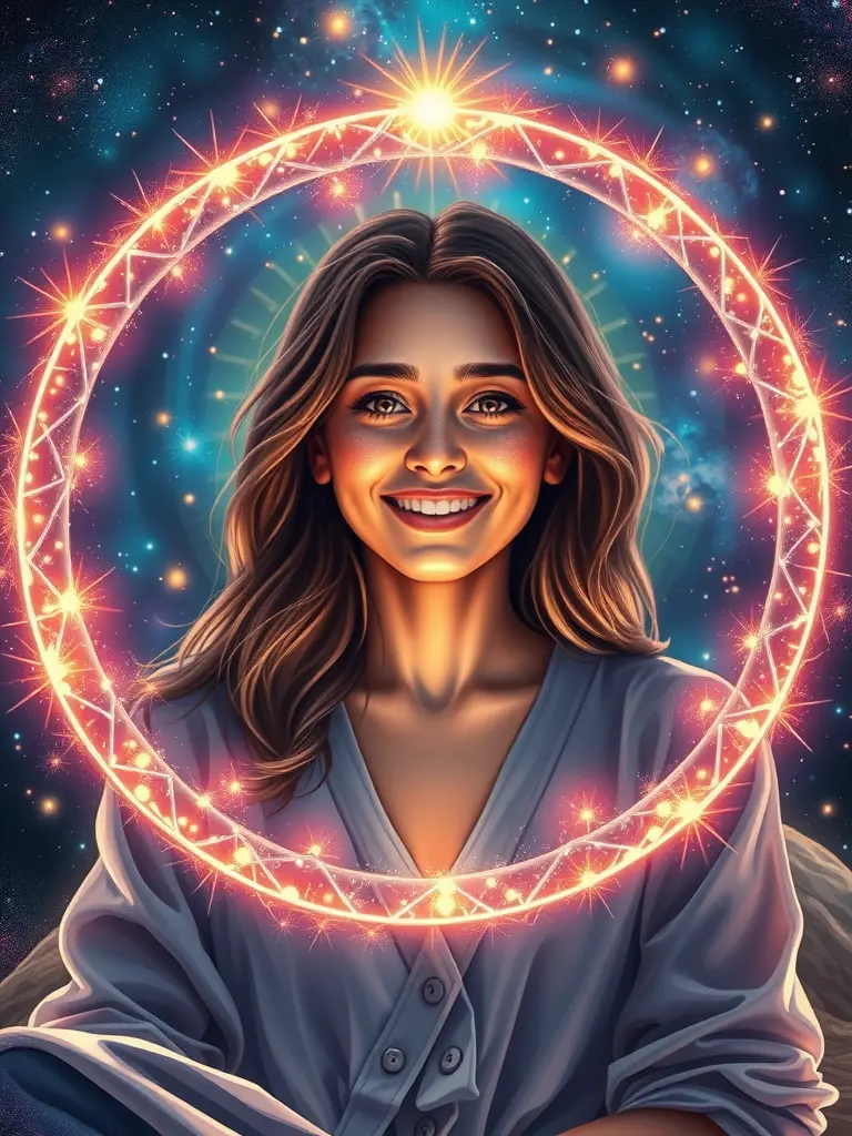 Bajo la guía de la energía del universo, fortalece tu propia alma y destino.