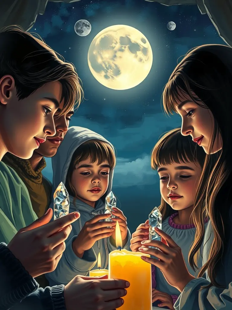Renacimiento espiritual bajo la luna nueva y el camino hacia la armonía familiar