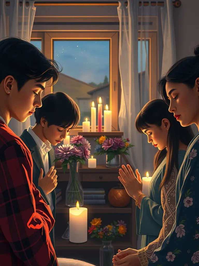 夜幕下的绿意祈愿与心灵的重生之道