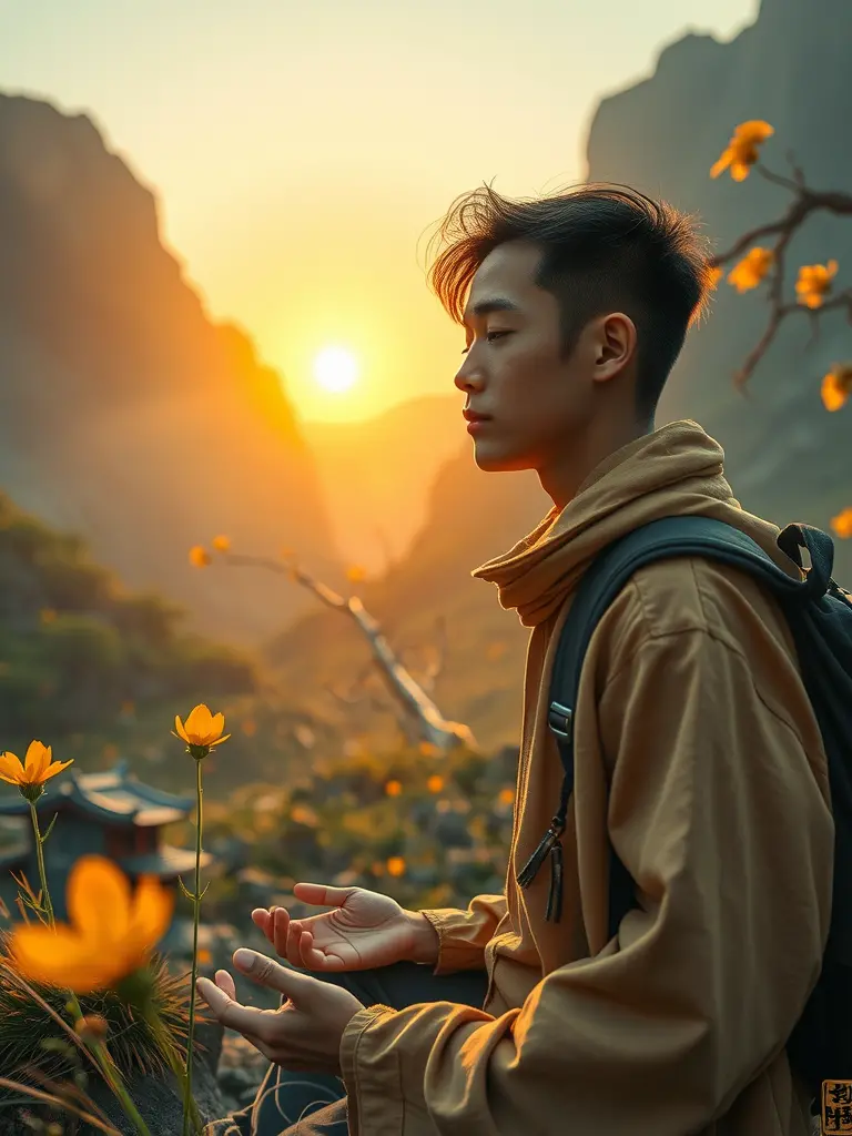 冉冉朝阳下的心灵旅程与创意启迪