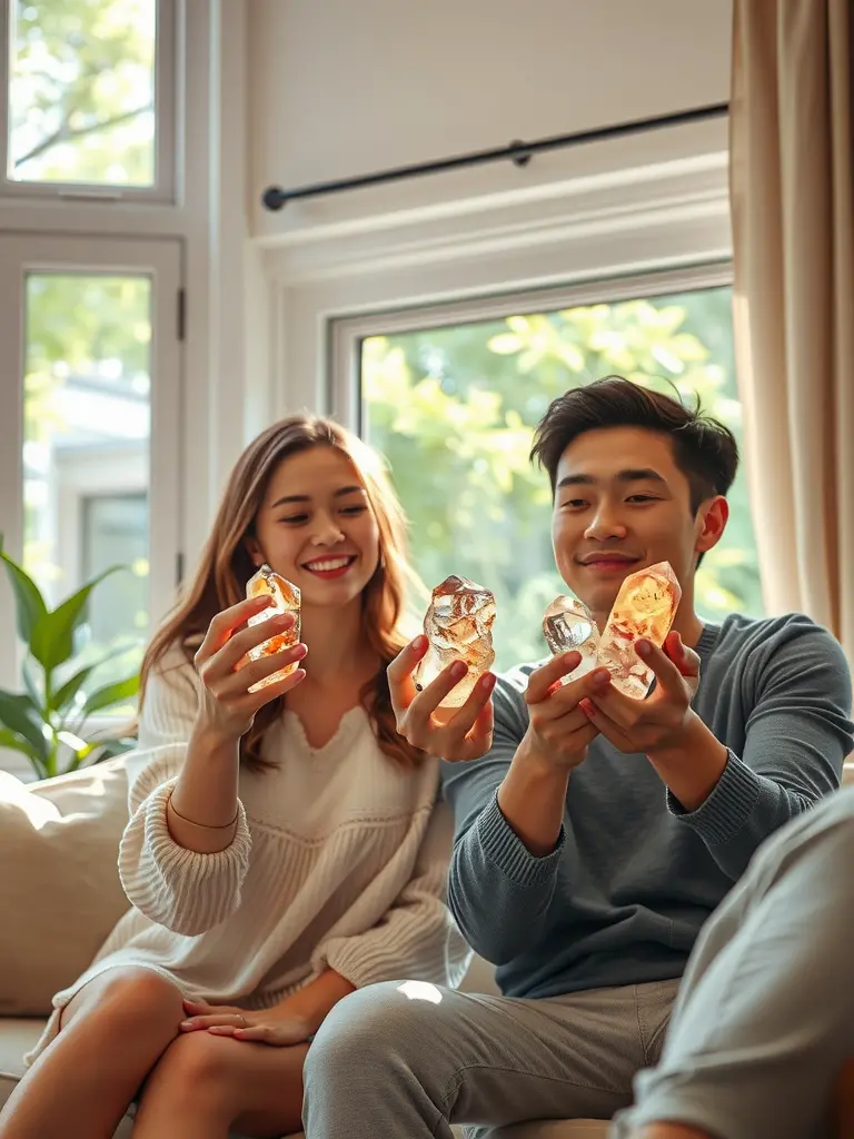 夫婦間のエネルギーを高めるクリスタルの活用と風水調整のテクニック
