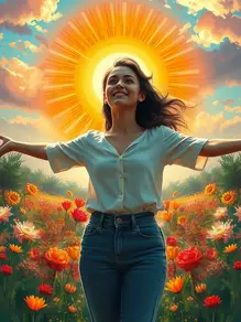 رنگ‌ها و انرژی‌ها در هم آمیخته‌اند، قدرت دگرگونی روح را آزاد می‌کنند