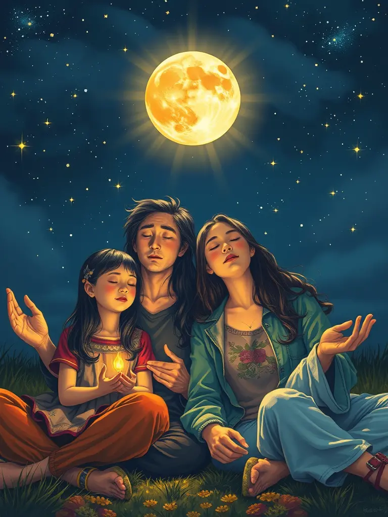 Recuperar la fuerza interior para recibir las bendiciones de la luna nueva y el viaje de sanación.