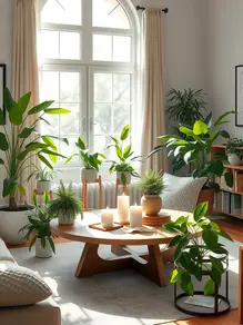 Estrategias de decoración del hogar y estilo de vida para atraer energía de felicidad.