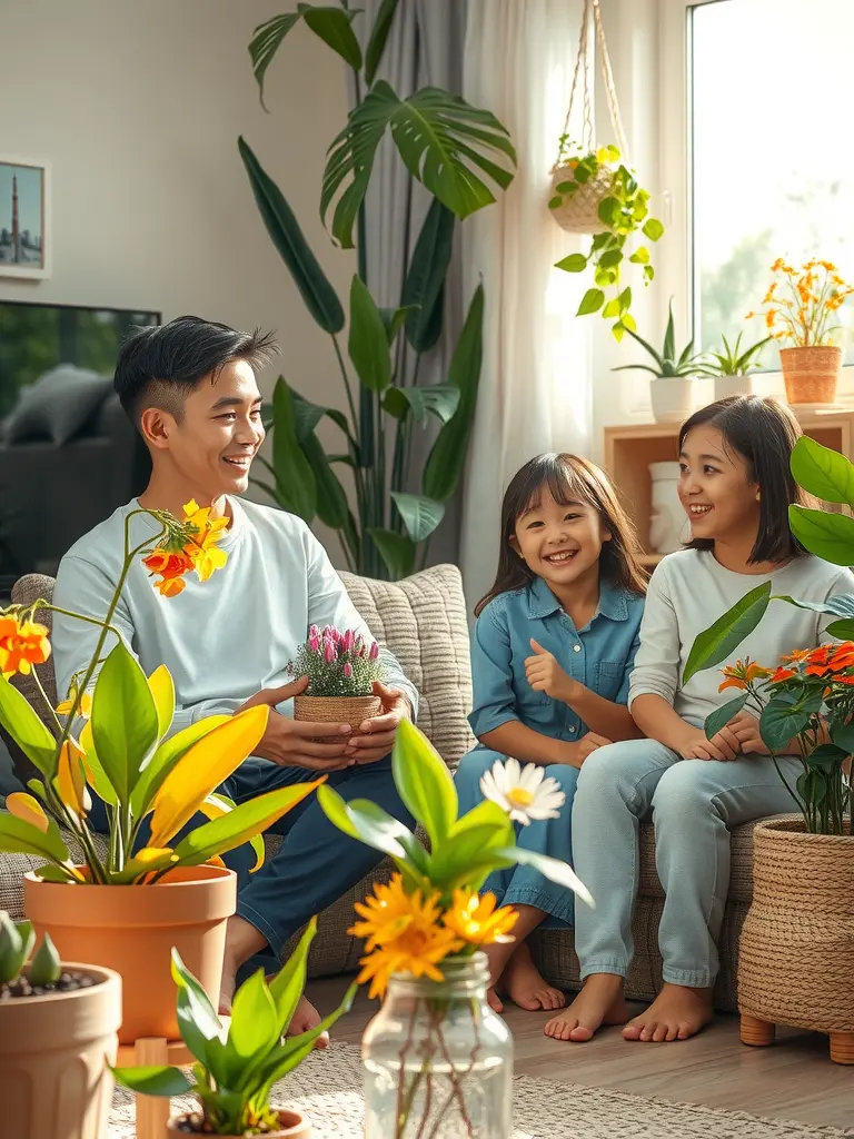 Bloemen creëren een gelukkige ruimte: dagelijkse methoden voor energieverhoging.