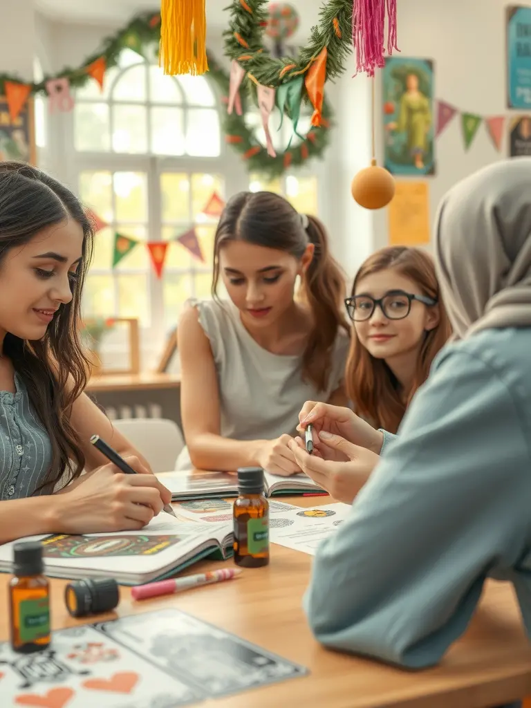 Ritual de aromas festivos abre a sorte e a proteção dos estudantes