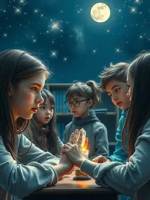نور ماه و زبان ستاره‌ها راهنمایی برای رشد و انتقال انرژی تکنیک‌های دانش‌آموزان