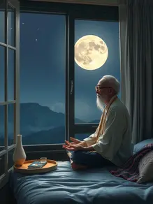 Ìmúra aláwọ̀rẹ̀pẹ́ yìí fi ìtọ́jú àgbàlagbà fún ìmúra ọkàn ní alẹ́.