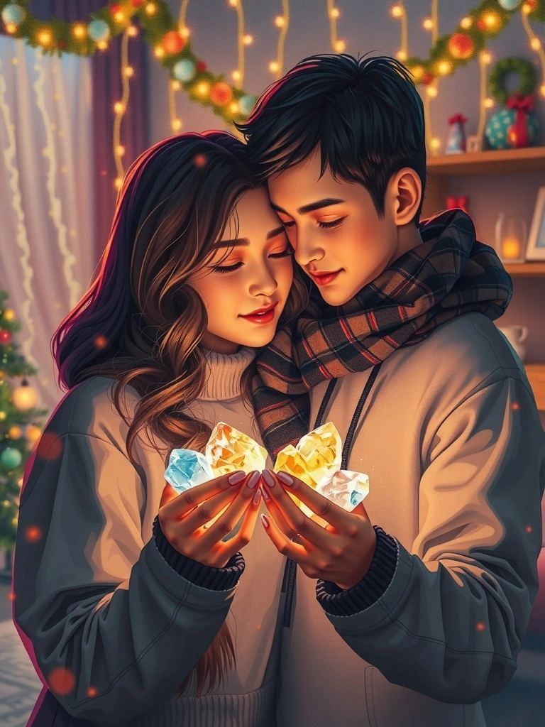 크리스탈 의식은 사랑의 에너지를 전달하여 부부의 날을 보호합니다.