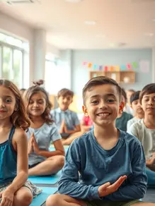 Monthly parent-child spiritual movement to create a lucky energy field.