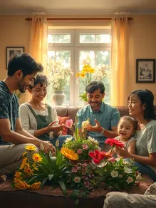 Ọmọ ẹlẹwà flower ṣe ina itara inu yìí àti iyalẹnu ayé.
