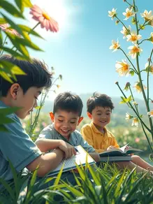 زیر تابش نور تابستان، انرژی محافظت کننده از یادگیری کودکان را فعال کنید.