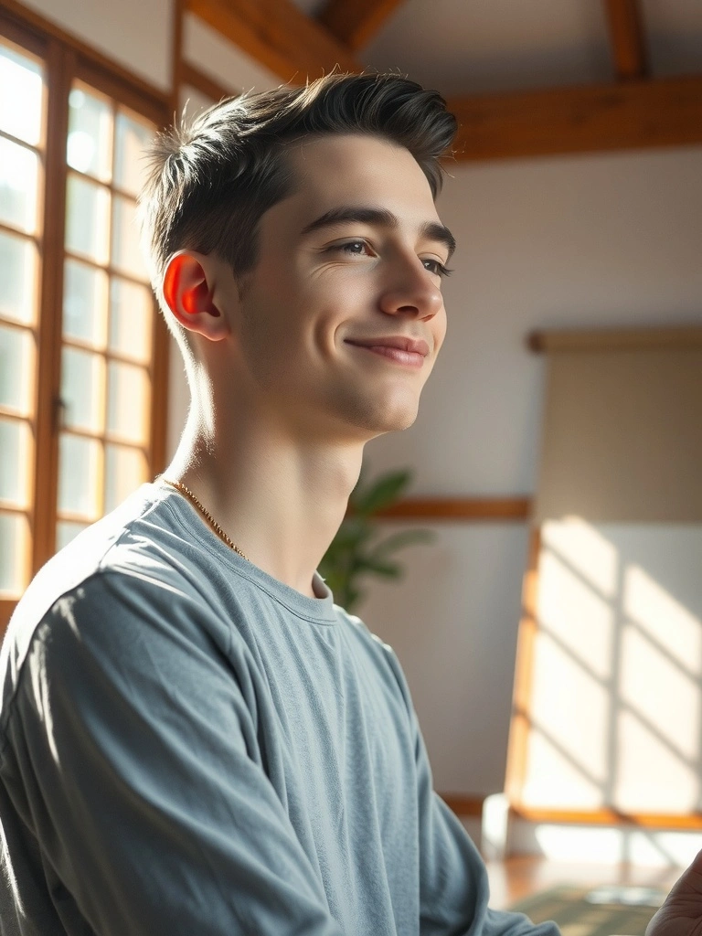 The calming ritual guides young people in their transformation towards holistic growth.