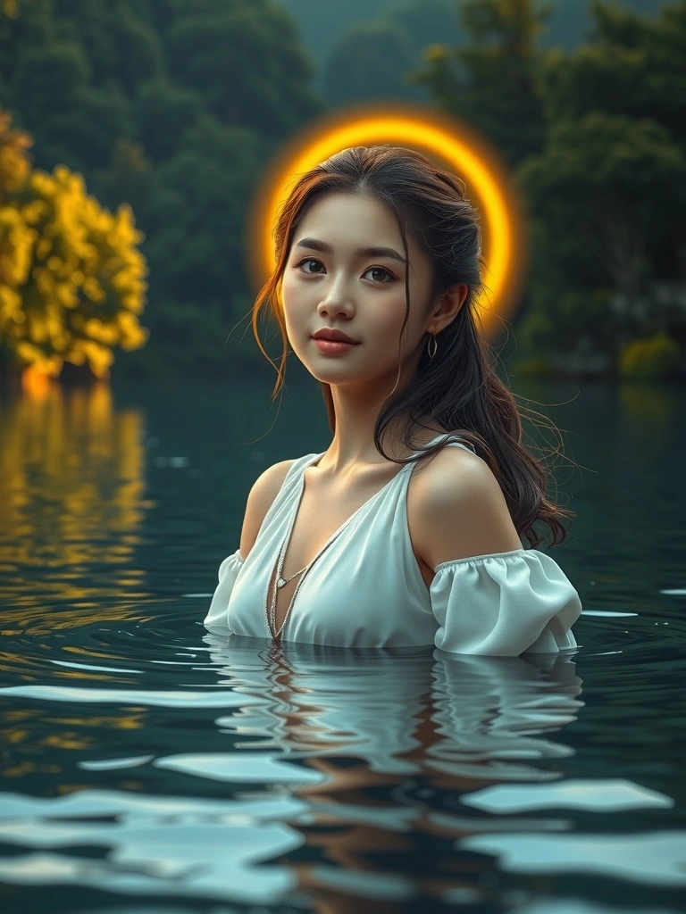Hành trình awakens giữa sóng nước khởi động năng lượng bảo vệ linh hồn của bản thân chuyển hóa.